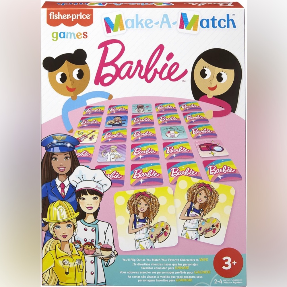 NEW Barbie Make-A-Match Game